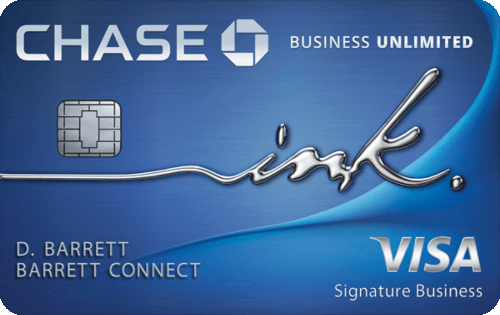 Chase Ink Business Unlimited® Credit Card 商业返现信用卡