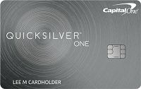 Capital One QuicksilverOne Cash Rewards Credit Card